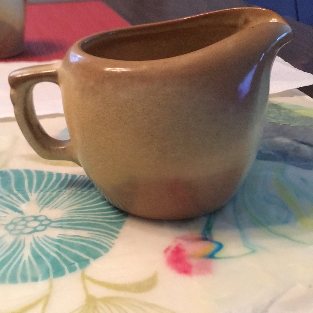 Frankoma 5A 8oz Creamer Plainsman Gold